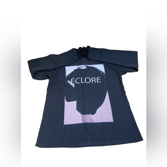 Zara Eclore long sleeve black blouse top. - Picture 5 of 7